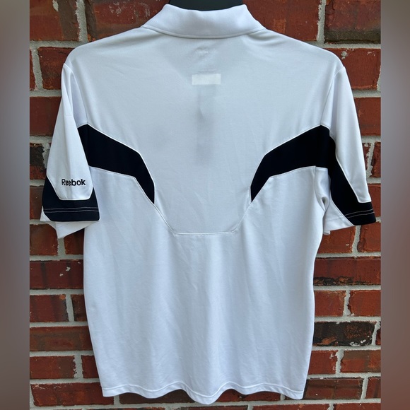 Reebok Mens New Orleans Saints Embroidered White Short Sleeve Polo Small - Picture 2 of 5